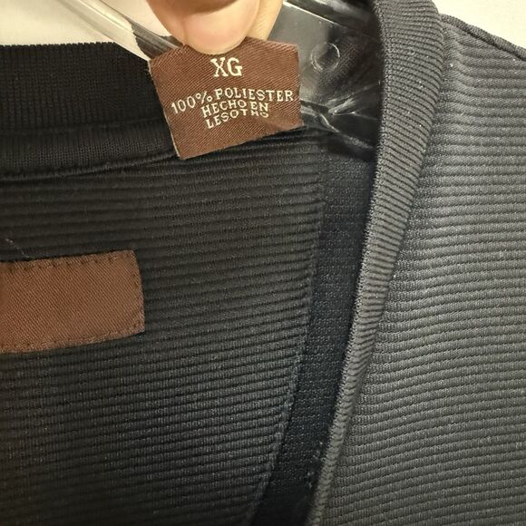 Perry Ellis Men’s Black T Shirt V-Neck Short Sleeve Size XL - Picture 12 of 12